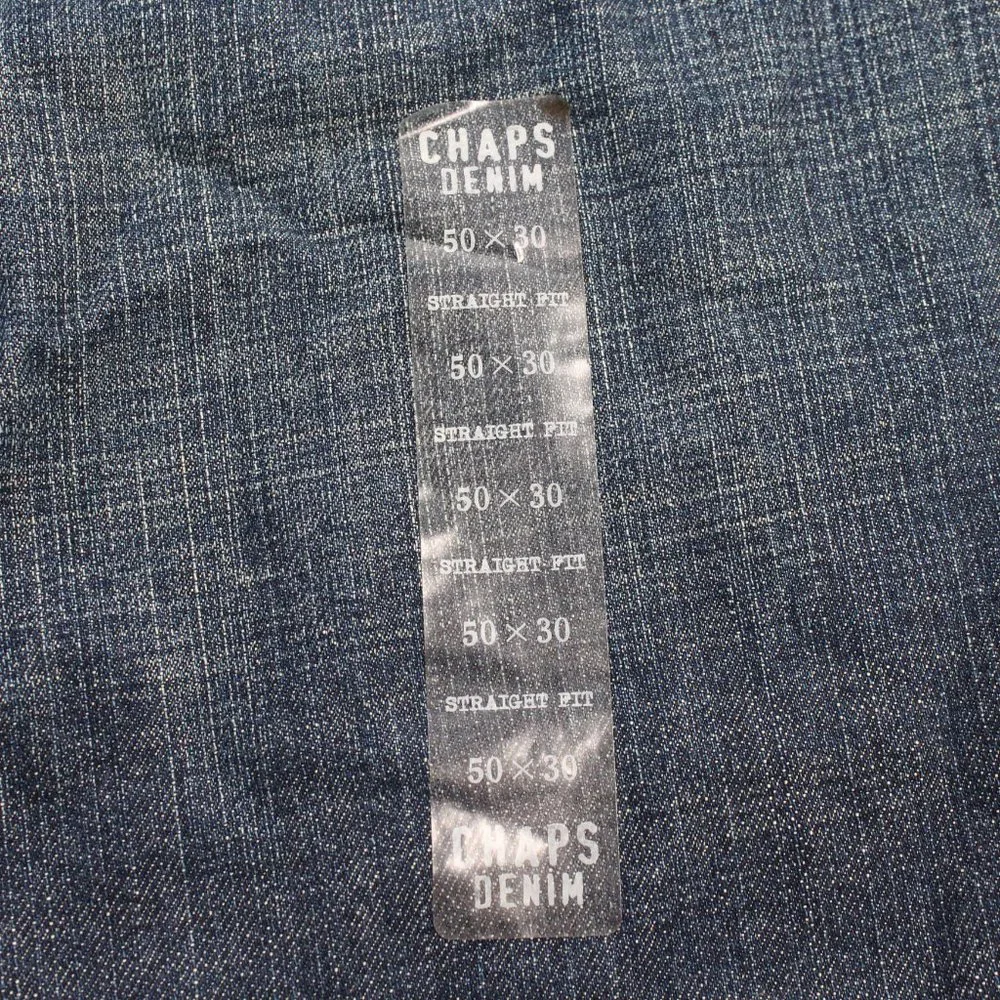 CHAPS Ralph Lauren Men's 50 X 30 Straight Fit Blue Jeans Denim Medium Wash - Picture 10 of 16